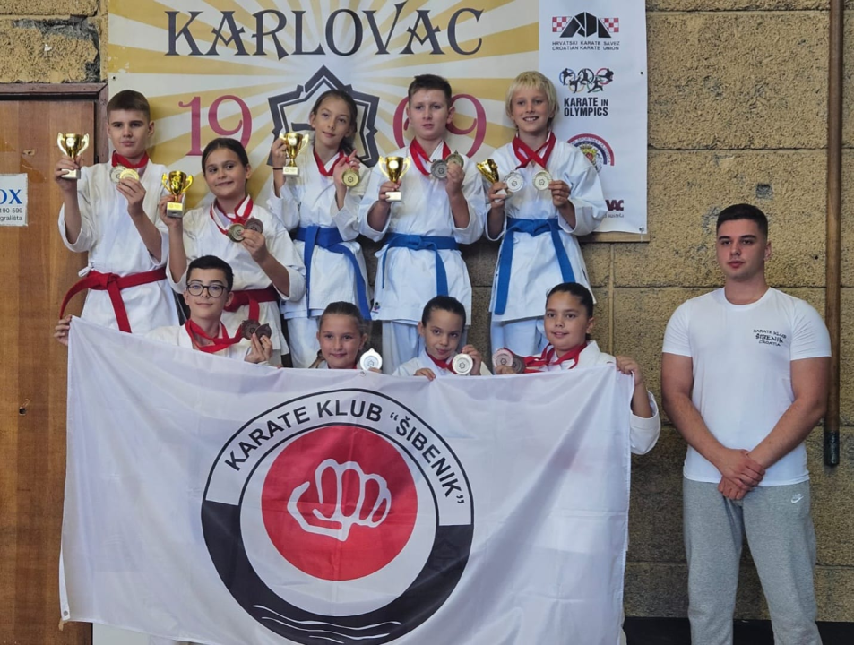Karate klub Šibenik najuspješniji klub 'Karlovac Opena' u katama