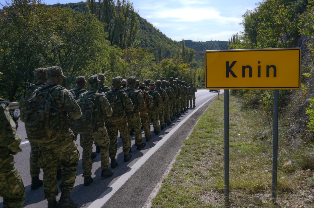 Novi vođe Hrvatske vojske završili hodnju do Knina dugu 88 kilometara