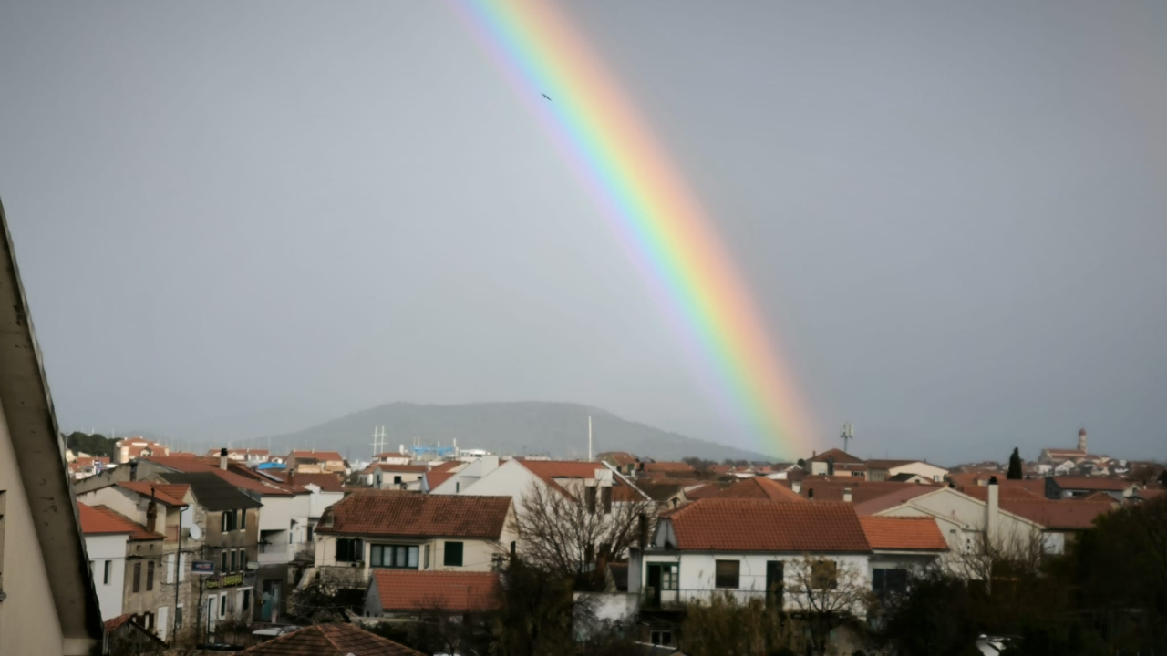 Pogledajte spektakularan prizor nad Murterom nakon silovite kiše