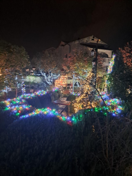 Božićni vrt obitelji Vlahov oduševljava: Blista s 27 tisuća lampica