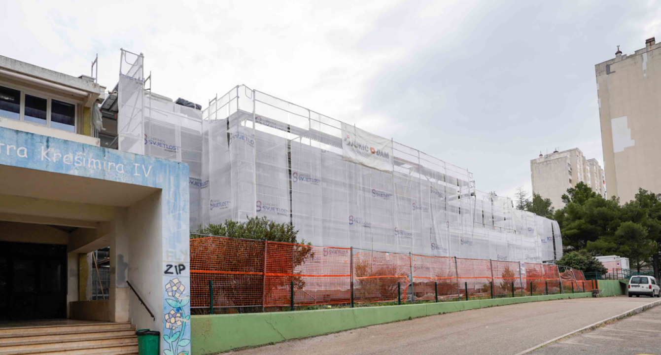 Obnova Osnovne škole Petar Krešimir IV u tijeku: Završetak radova do kraja godine