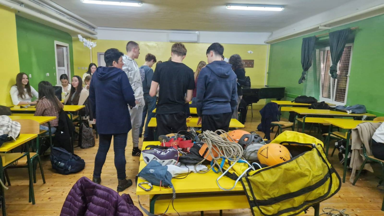 Antonia Viljac u šibenskoj gimnaziji