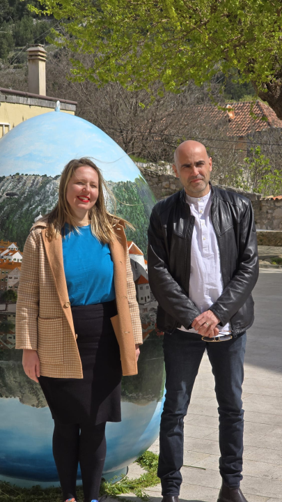 Gigantski uskršnje jaje u Skradinu