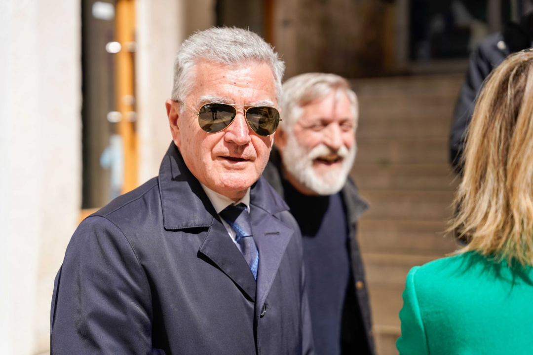 Burić i Mileta u obilasku obnovljenih arhitektonskih detalja u Šibeniku