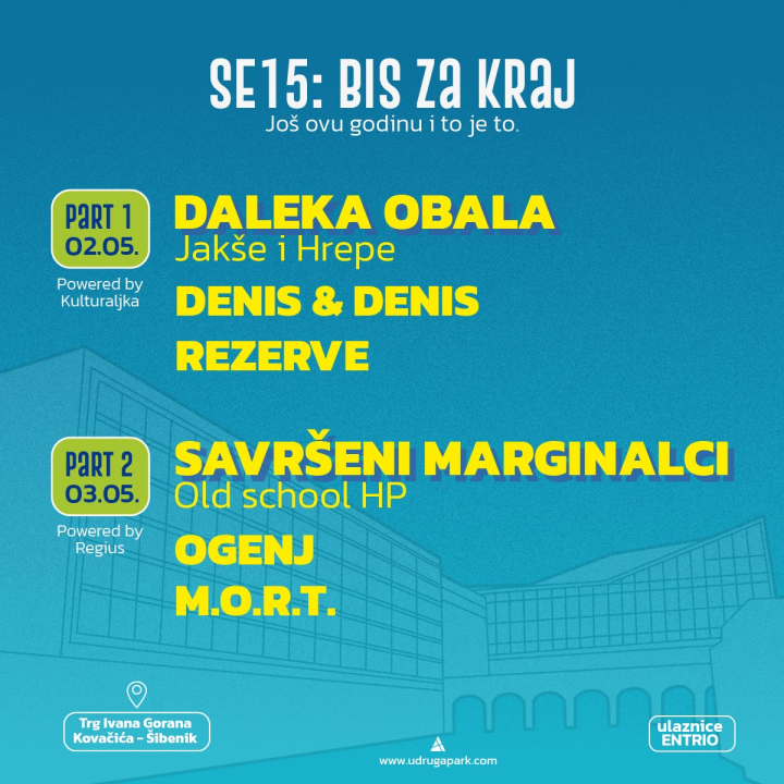 'SE15: Bis za kraj': Savršeni marginalci prvi put u Šibeniku sviraju old school Hladno pivo 