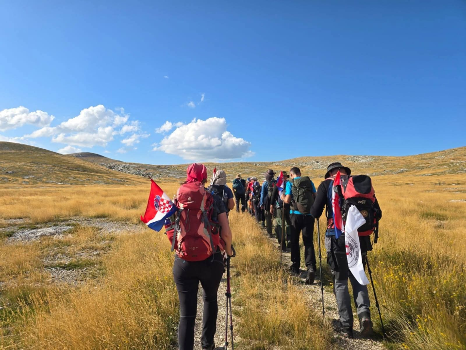 Mihovilci u pohodu 'Put Oluje' stigli na Kninsku tvrđavu