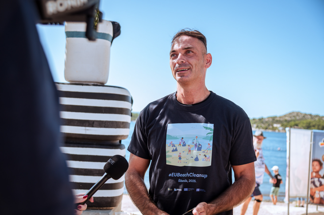 FOTO Šibenik danas pokazao svoje zeleno srce: Održana akcija EU Beach Cleanup 2025.