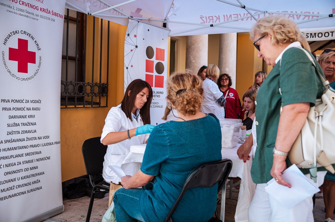 'Ne propusti niti jedan otkucaj': Današnja akcija u Šibeniku privukla velik broj građana