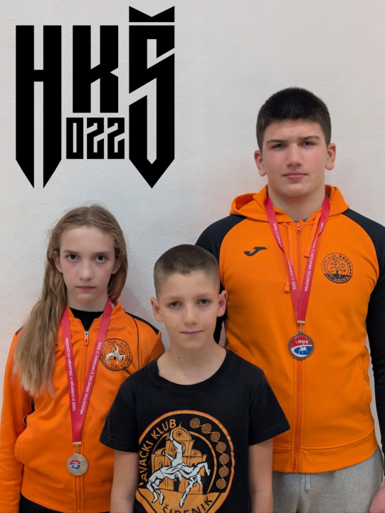 FOTO Hrvačima Šibenika dvije medalje s Prvenstva Hrvatske te tri s tuzlanskog turnira