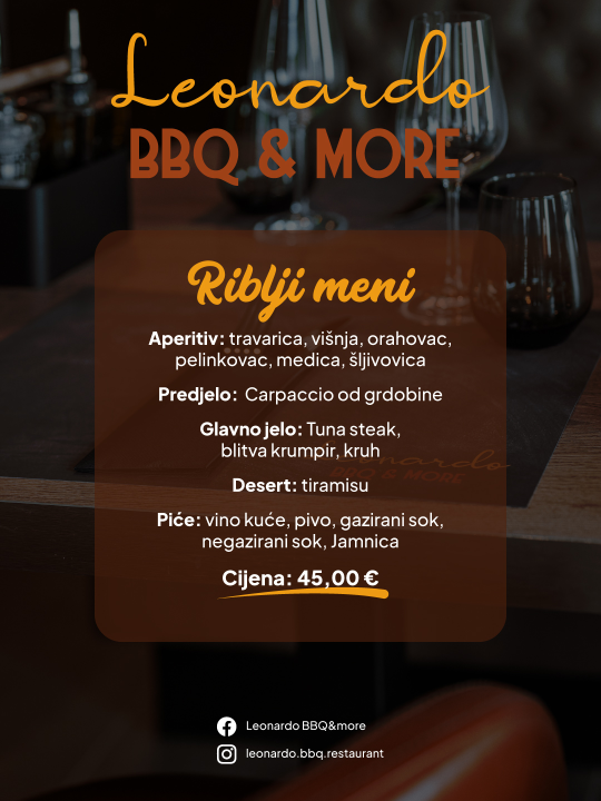FOTO Leonardo BBQ & More idealno je mjesto za vaš blagdanski domjenak!