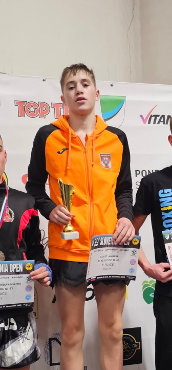 Šibenčanin August Lambaša nezaustavljiv – zlatna medalja nakon četiri impresivne pobjede