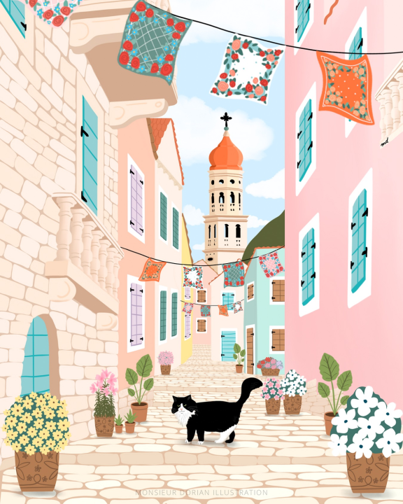 Dorine ilustracije slave dalmatinski život