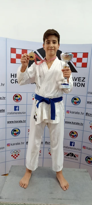 Šibenski karataši Marko i dva Roka prvaci Hrvatske do 14 godina!