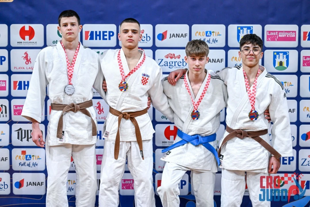 Šibenčanin Filip Knez kadetski je prvak Hrvatske u judu