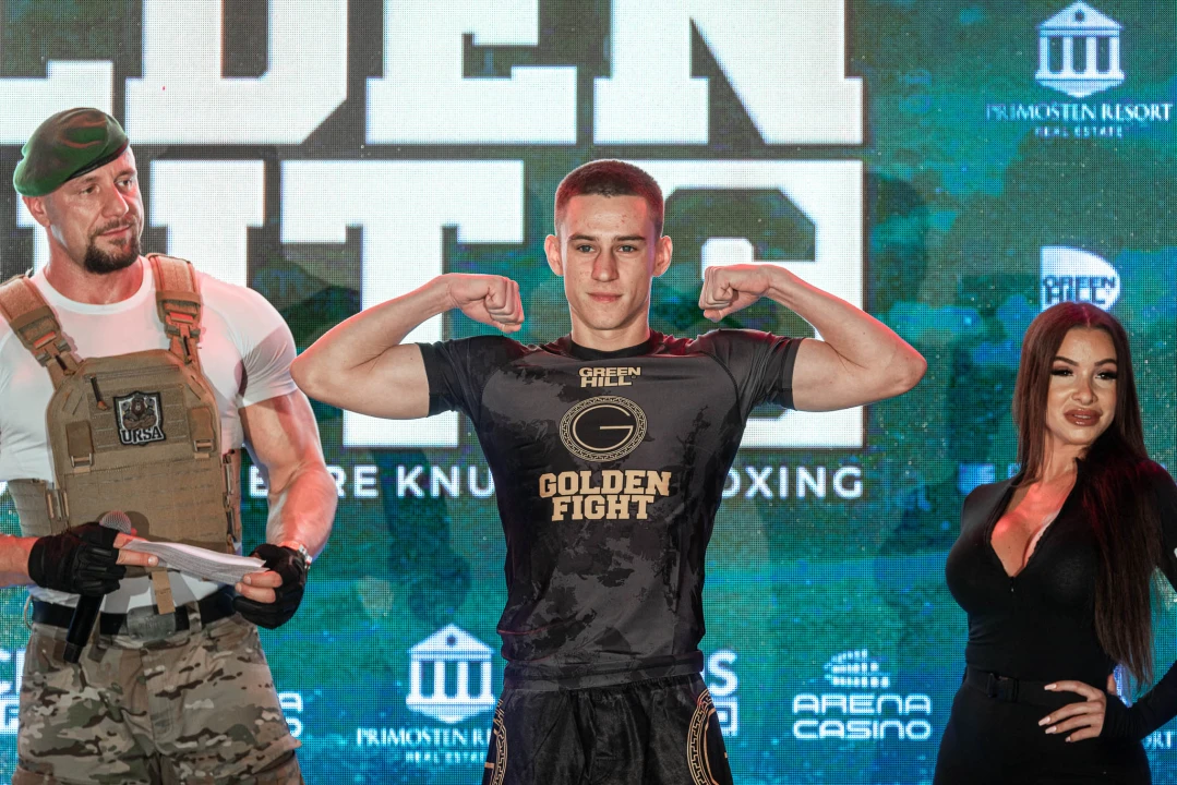 Borilački događaj 'Golden Fight 6' večeras na Baldekinu, sinoć održan uvod