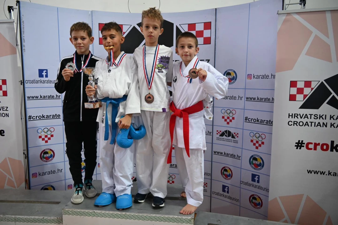 Karate klub Okit Vodice među tri najbolja kluba u zemlji