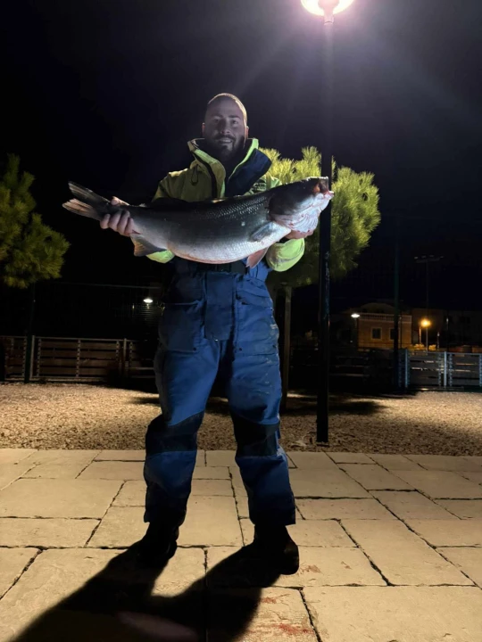 Rekordni ulov: Brancin od 8 kilograma ulovljen na sviću kod Srime