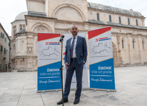 Hrvoje Zekanović kandidat je Suverenista za gradonačelnika: 'Šibenik zaostaje za svim ostalim gradovima na obali'