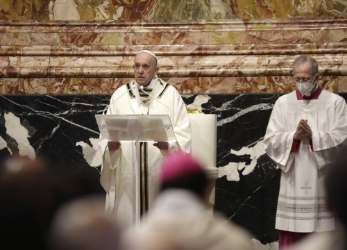 Papa Franjo na Veliki četvrtak pozvao svećenike da budu ponizni poput Isusa
