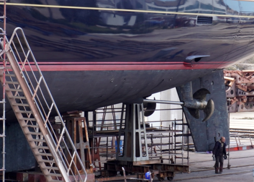 Fotografija 8 - U Iskra brodogradilištu Šibenik servisirana mega jahta Burrasca vrijedna oko 15,5 milijuna dolara
