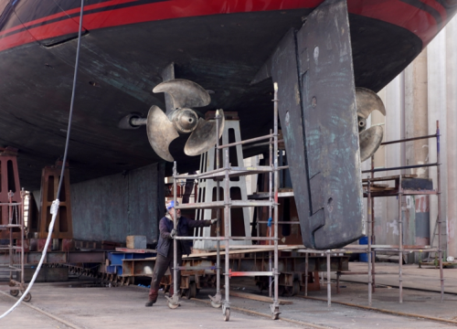 Fotografija 5 - U Iskra brodogradilištu Šibenik servisirana mega jahta Burrasca vrijedna oko 15,5 milijuna dolara