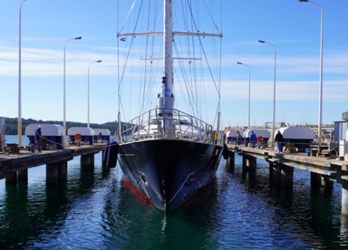 Fotografija 11 - U Iskra brodogradilištu Šibenik servisirana mega jahta Burrasca vrijedna oko 15,5 milijuna dolara