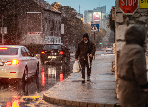 Fotografija 11 - Već je debelo proljeće, a u Šibeniku pada snijeg: Zadnji put tako je bilo 2018. godine