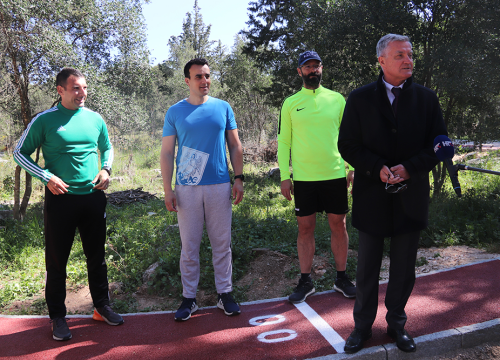 Preuređena trim staza na Šubićevcu sada je i poučna, isprobali je Rakić i Mileta