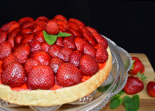 Recept za finu prhku pitu s jagodama