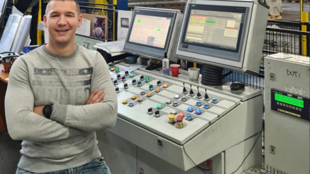 Procesni inženjer Marin Vukosav zbog posla u Impol-TLM-u iz Ploča se preselio u Šibenik