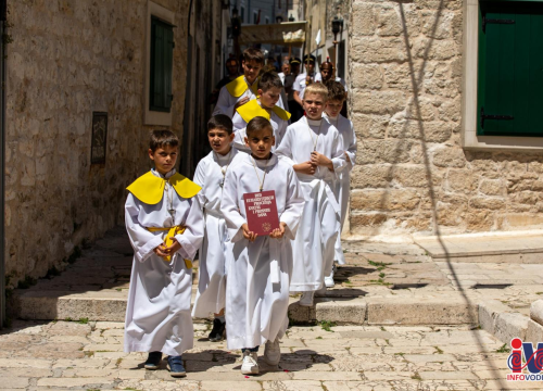 Fotografija 5 - Svetom misom i procesijom kroz Vodice proslavljeno Tijelovo