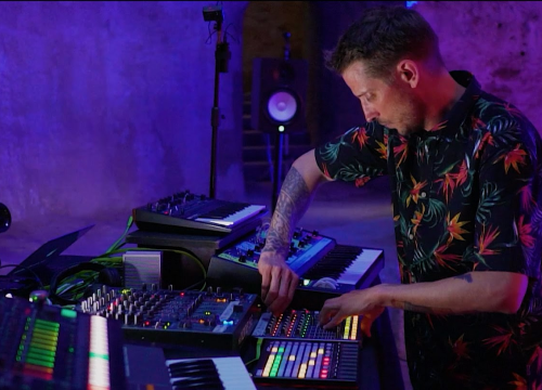 Berlinski glazbenik Biesmans odsvirao live set u utrobi šibenske tvrđave sv. Nikole