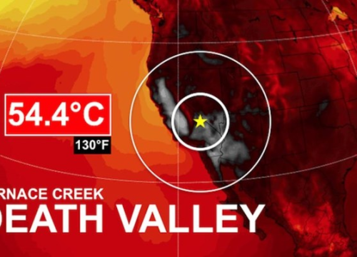 U američkoj Dolini smrti srušen povijesni temperaturni rekord: Izmjerena 54.4 Celzijeva stupnja