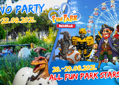 Ne propustite Dino party i All Fun Park Stars u Fun Parku Biograd!