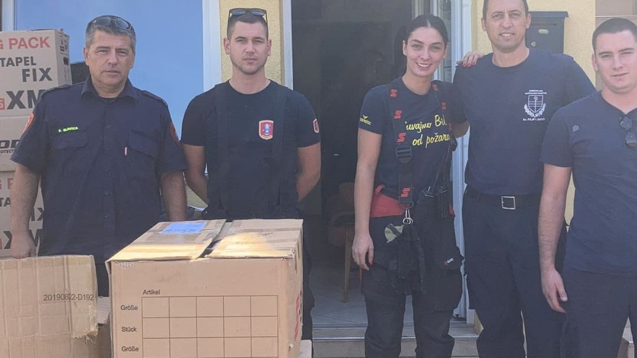 Bilički vatrogasci dobili vrijedna odijela od kolega iz Njemačke