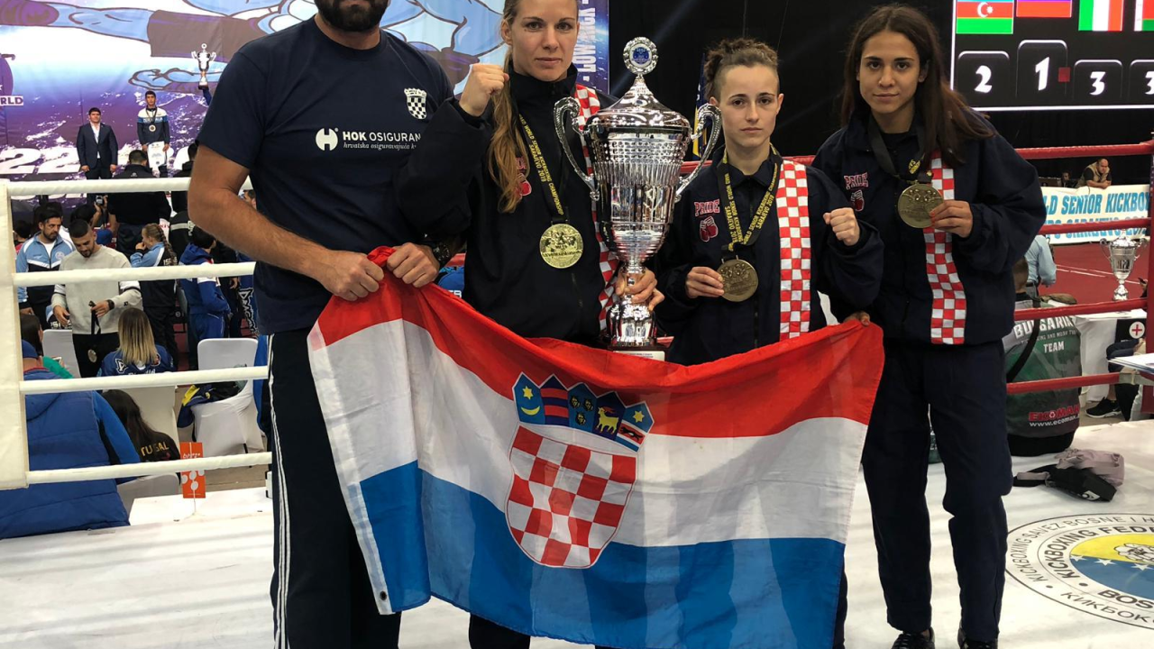 Članice šibenskog Dalmatina spremne za svjetsko prvenstvo u kickboxingu u Italiji: Radić brani titulu