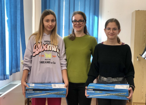 Glazbena škola Vodičke glazbe 'bogatija' za tri potpuno nove flaute