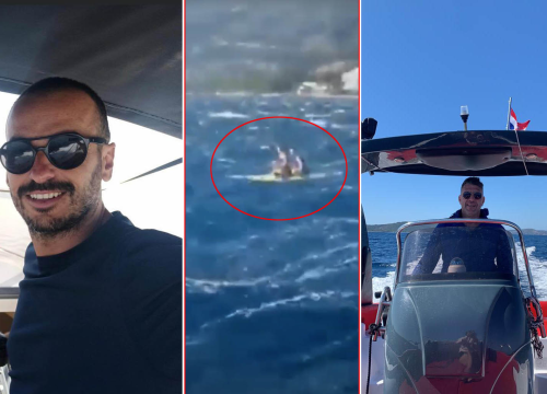 Drama kod Makarske: Bura mlade Čehinje zarobila na dasci kilometar od obale