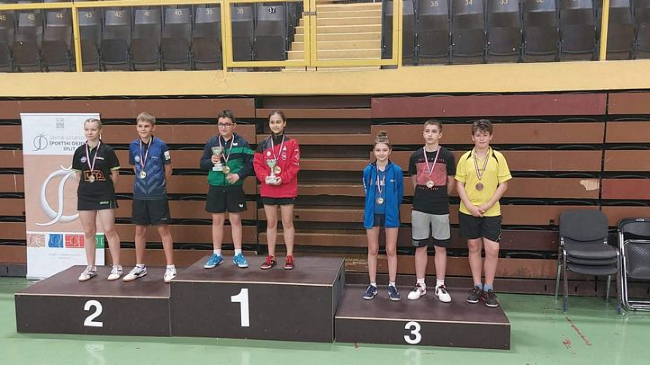 Šibenska stolnotenisačica Franka Miškić na postolju u tri kategorije, trener Čular pozvan u reprezentaciju