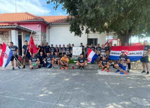 Udruga maratonaca ‘Heroji ne umiru’ danas trči na relaciji Šibenik-Vodice-Tisno