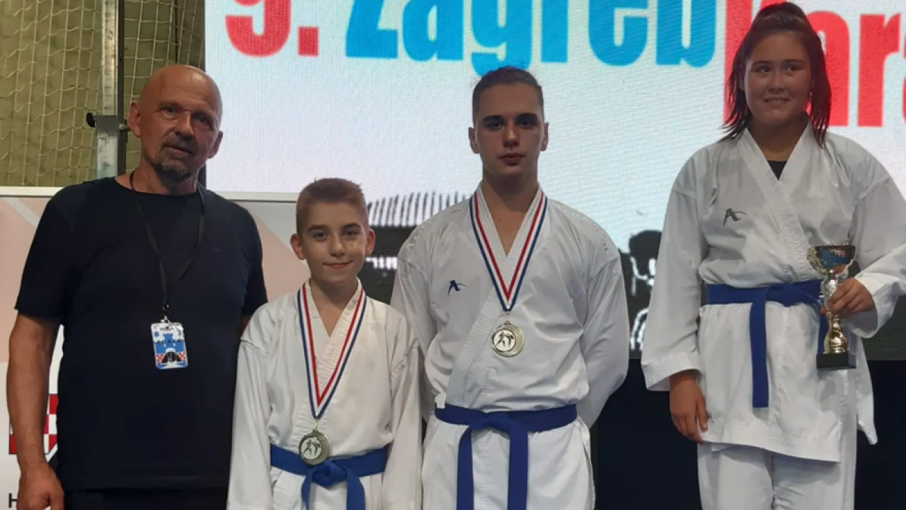 Tri člana Karate kluba Šibenik u finalu zagrebačkog turnira
