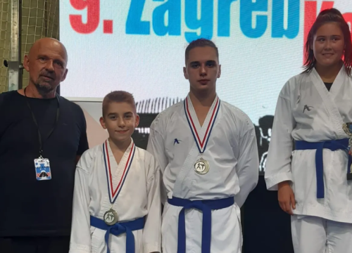 Tri člana Karate kluba Šibenik u finalu zagrebačkog turnira
