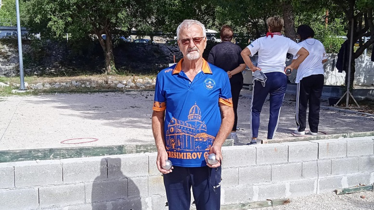 Miljenko Petrović iz PK Krešimirova grada prvak Hrvatske u petanci