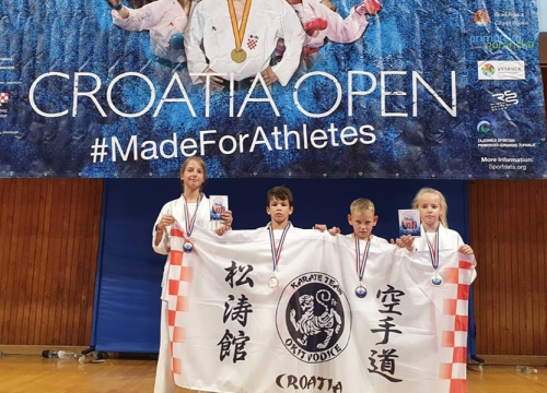 Karataši Okita osvojili 4 medalje na Croatia Openu