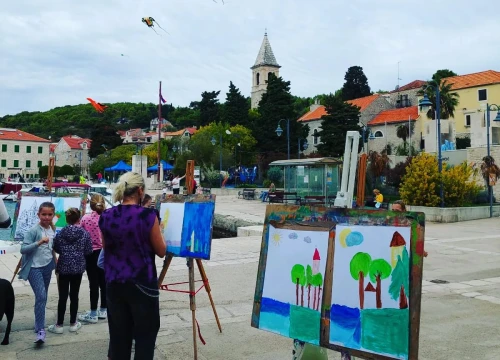 Fotografija 15 - Ovaj vikend na Prviću se plesalo na svili dok su nebom letjeli zmajevi