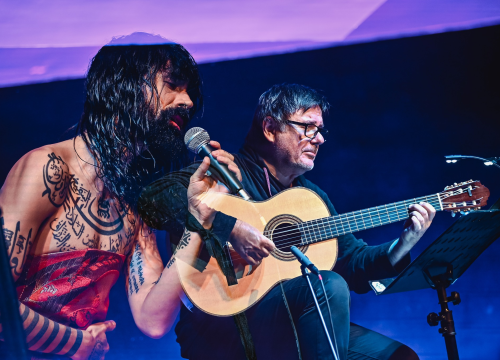 Vrećin glas, gitara i lutnja Edina Karamazova oduševili sinoć Šibenčane u Arsenu