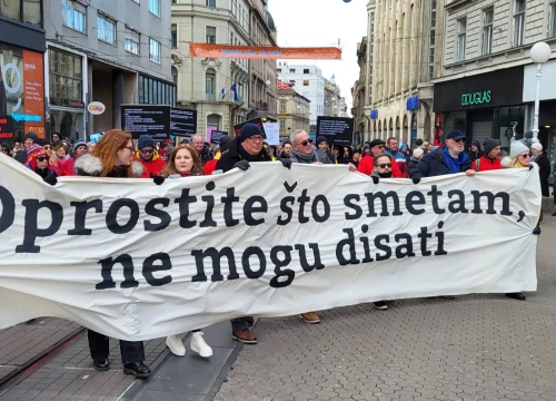 Počeo prosvjed u Zagrebu: 'Mijenjamo Vladu za Matijanića'