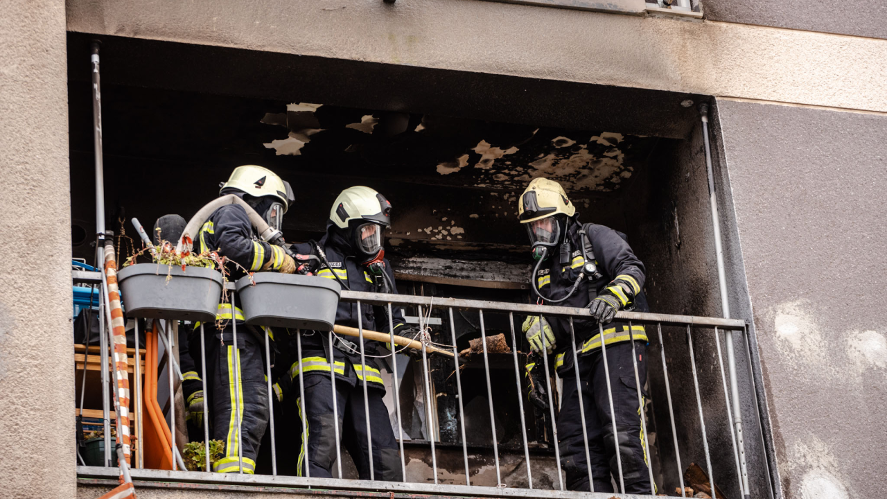 Požar na balkonu stana na Njegoševom trgu, u stanu se nalazila gospođa