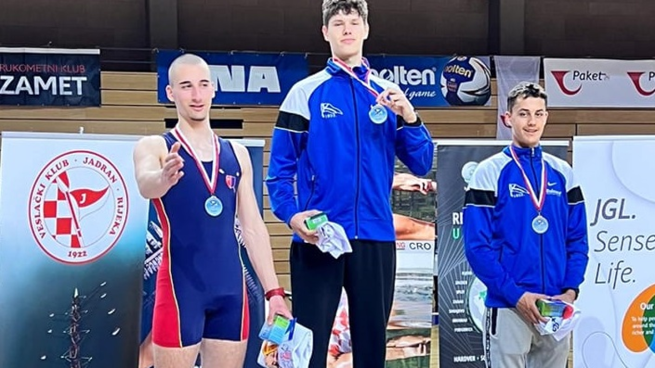 Veslači Krke na Otvorenom prvenstvu Hrvatske u ergometrima do tri juniorske medalje
