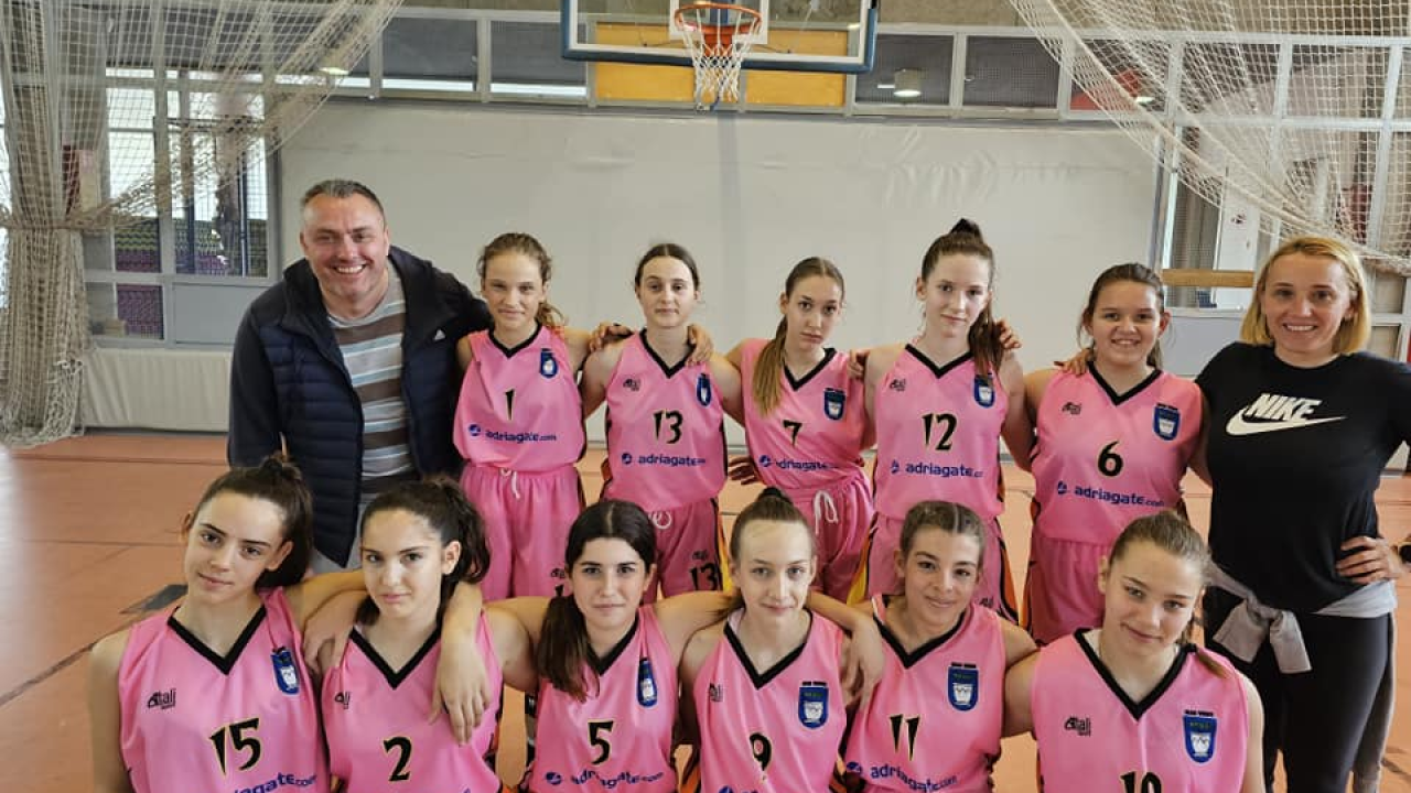 I mlade košarkašice Vodica se plasirale na završnicu U13 Prvenstva Hrvatske